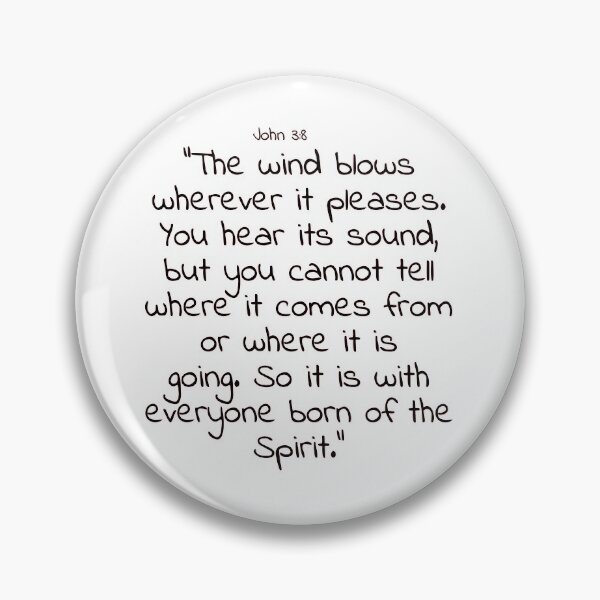 Item preview, Bible verse: John 3:8 designed and sold by john-3-16.