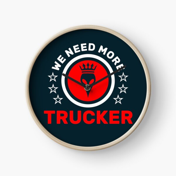 WE NEED MORE TRUCKER Uhr