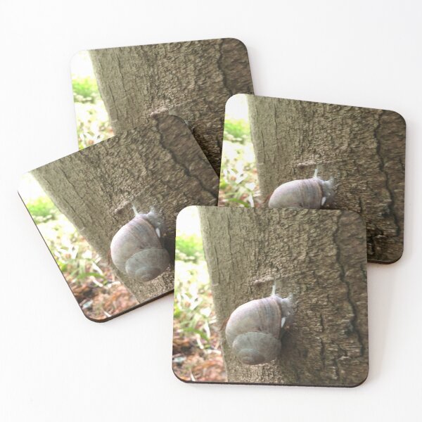 Item preview, Snail on tree designed and sold by elaine-gregers.