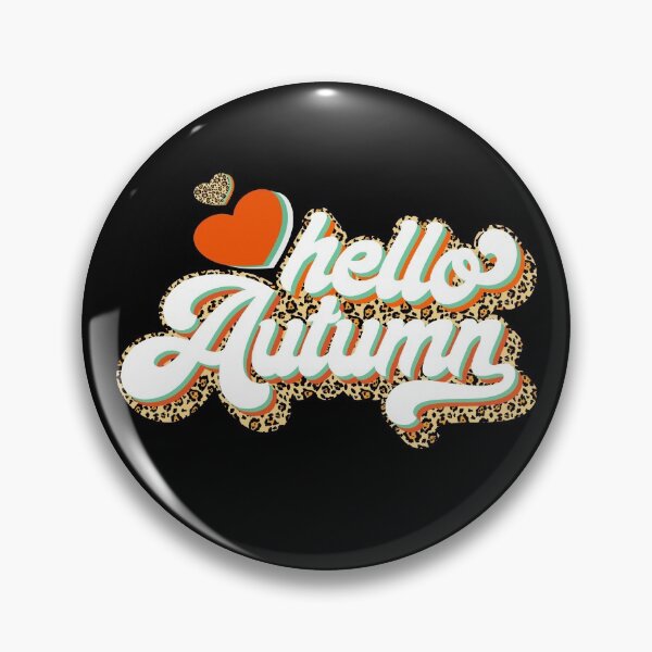Item preview, Hello Autumn retro leopard animal print designed and sold by PlusAdore.