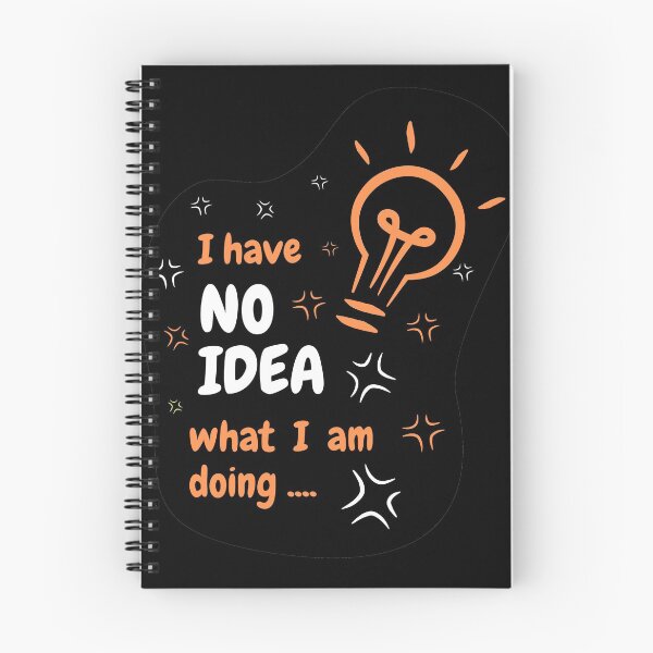 Item preview, No tengo idea de lo que estoy haciendo aquí | gráfico de texto negro designed and sold by crewless-studio.