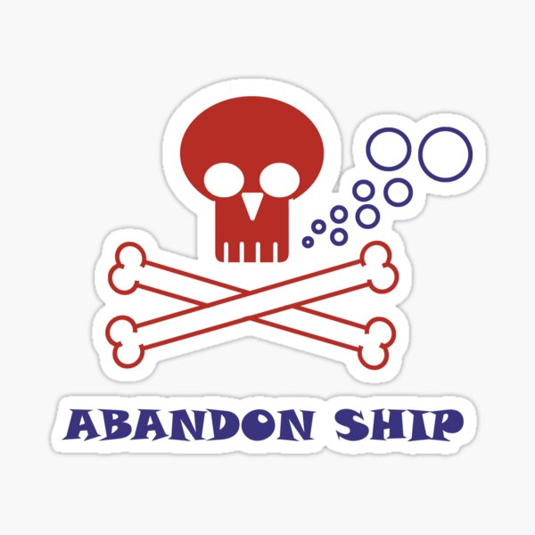 Abandon Ship "Universal Sign" Sticker