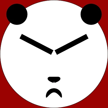 Artwork thumbnail, Angry Panda by Rik Verbeek