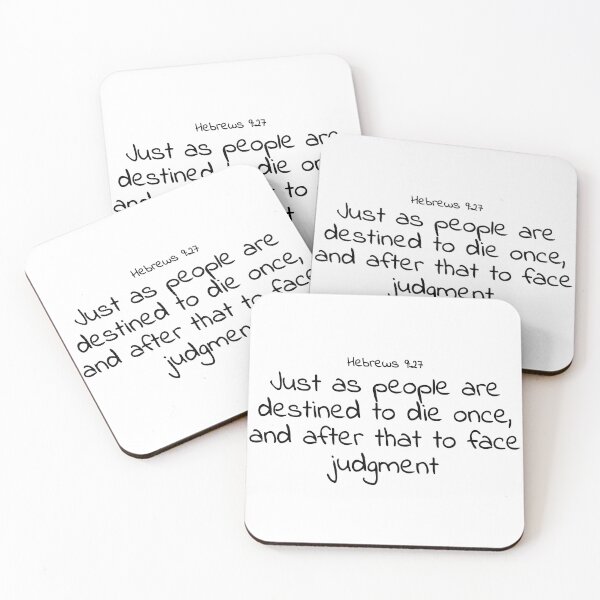 Item preview, Bible verse: Hebrews 9:27 designed and sold by john-3-16.
