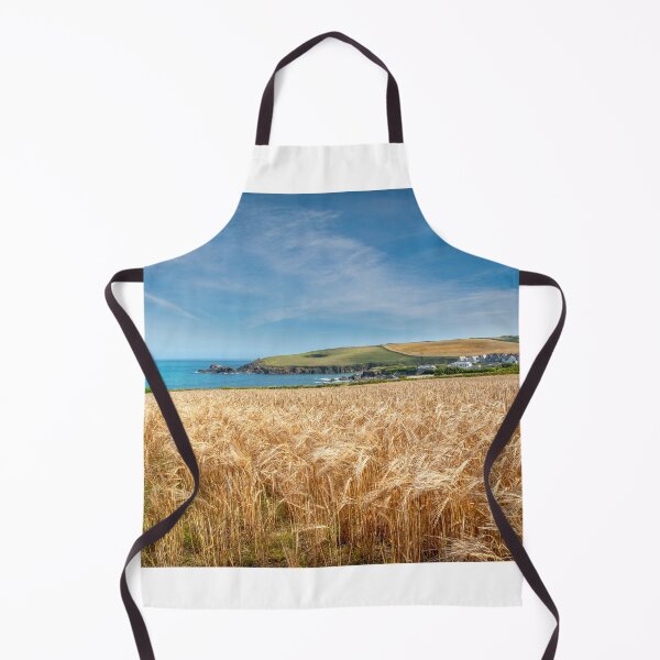 Item preview, A field of golden wheat in Cornwall designed and sold by eddiej.