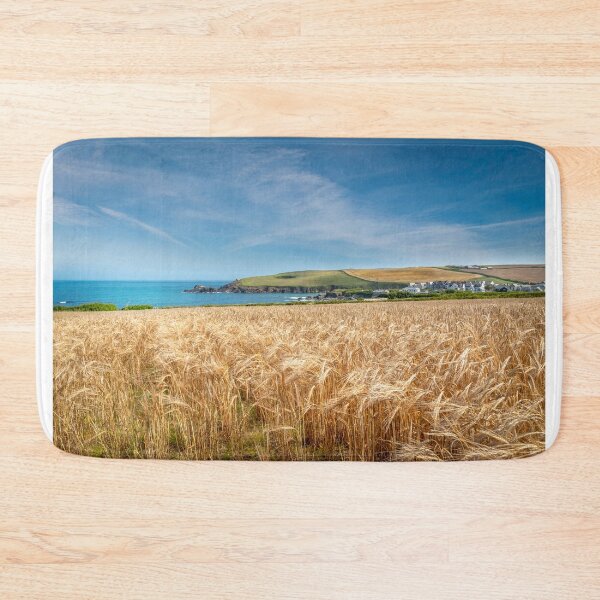 Item preview, A field of golden wheat in Cornwall designed and sold by eddiej.
