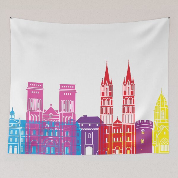 Item preview, Caen skyline pop designed and sold by paulrommer.