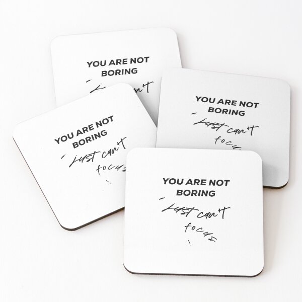 Item preview, You are not boring - adhd  designed and sold by Fatamimosh.