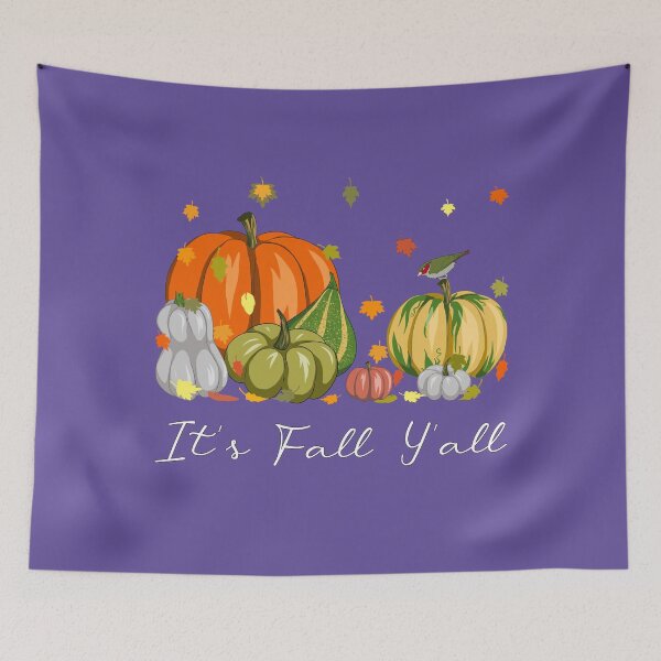 Item preview, It's Fall Y'All - Halloween Pumpkin Autumn Leaves Thanksgiving designed and sold by r-silver.