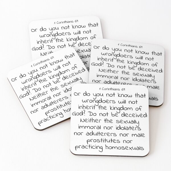 Item preview, Bible verse: 1 Corinthians 6:9 designed and sold by john-3-16.