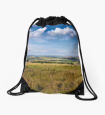Scotland view from the English borders Drawstring Bag