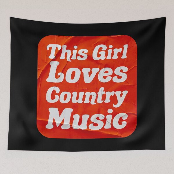 Item preview, This Girl Loves Country Music designed and sold by OkGalerieRB.