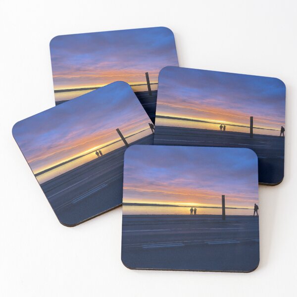 Item preview, Sunset with profiles designed and sold by elaine-gregers.