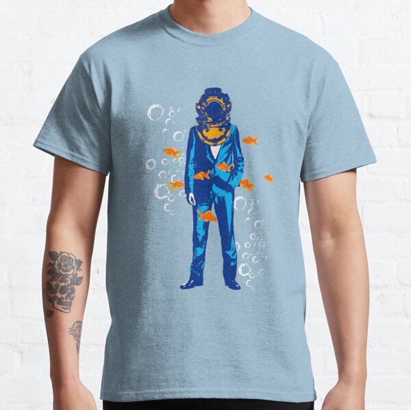 Diving In T Shirts Redbubble - cthulhu quill lake roblox all suits