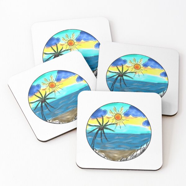 Item preview, Loaction Art Beach Color Design designed and sold by Kasun Kokila.