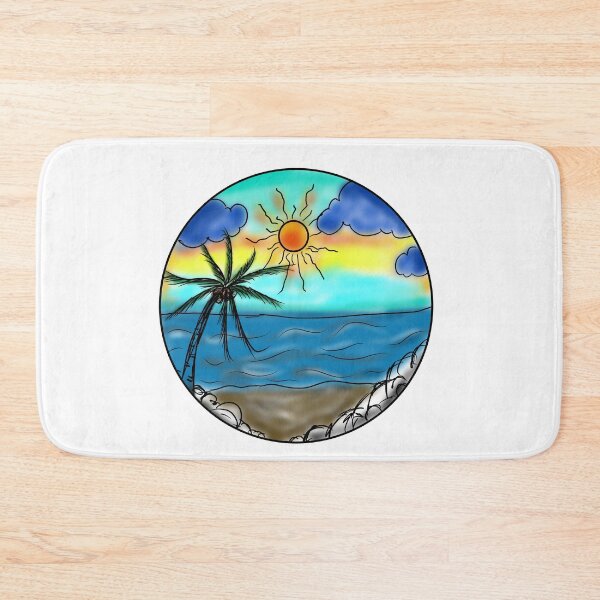 Item preview, Loaction Art Beach Color Design designed and sold by Kasun Kokila.