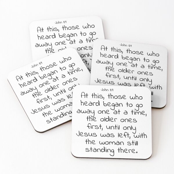 Item preview, Bible verse: John 8:9 designed and sold by john-3-16.