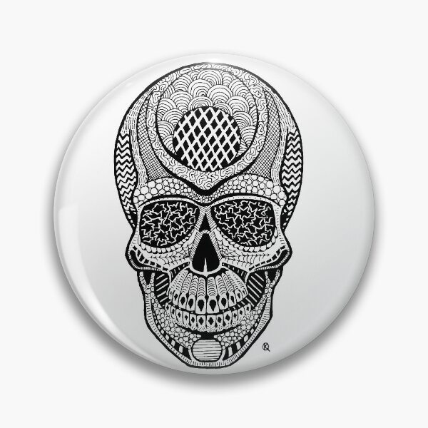 Item preview, Pattern skull designed and sold by Karen Bittkau.