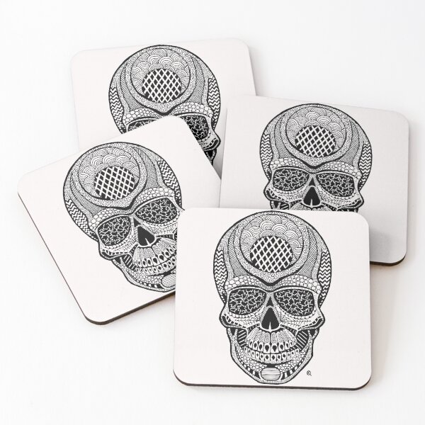 Item preview, Pattern skull designed and sold by Karen Bittkau.