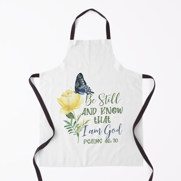 Item preview, Christian Bible Verse Psalm 46:10 Flower Butterfly designed and sold by BanBay.