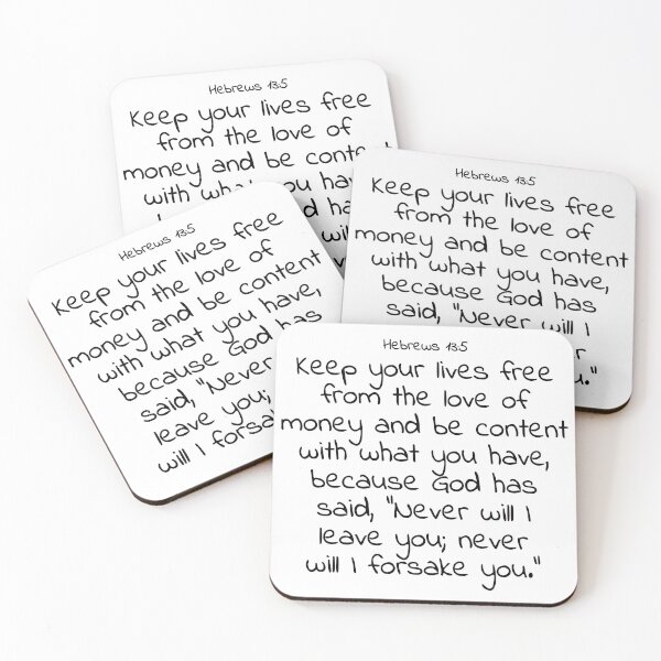 Item preview, Bible verse: Hebrews 13:5 designed and sold by john-3-16.