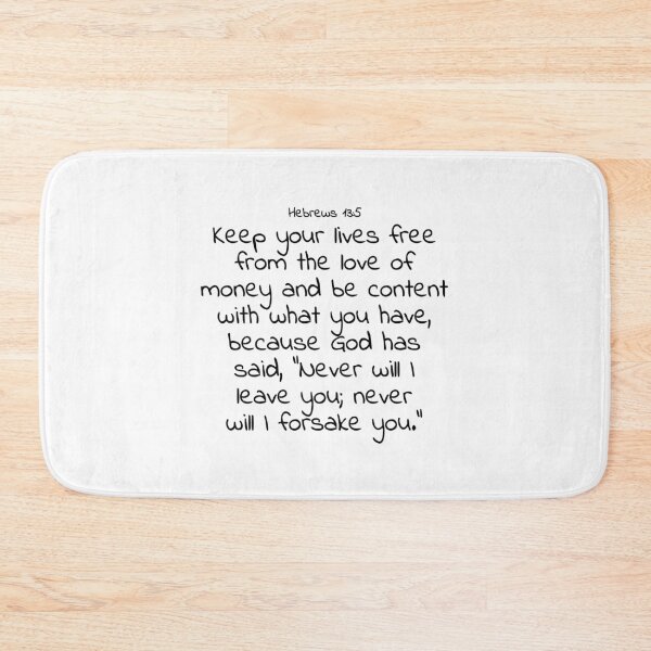 Item preview, Bible verse: Hebrews 13:5 designed and sold by john-3-16.