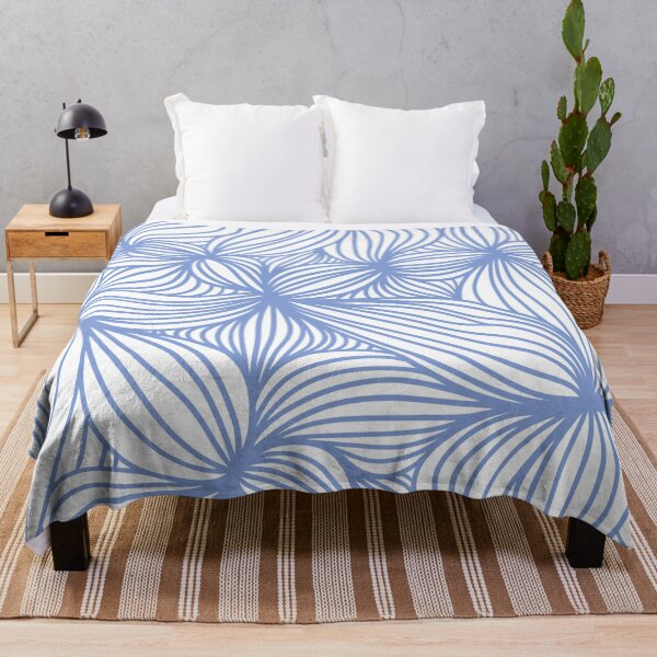 Item preview, Leaf pattern, blue designed and sold by DanseDesNuances.