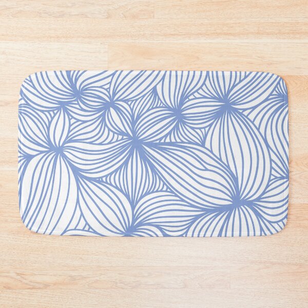 Item preview, Leaf pattern, blue designed and sold by DanseDesNuances.