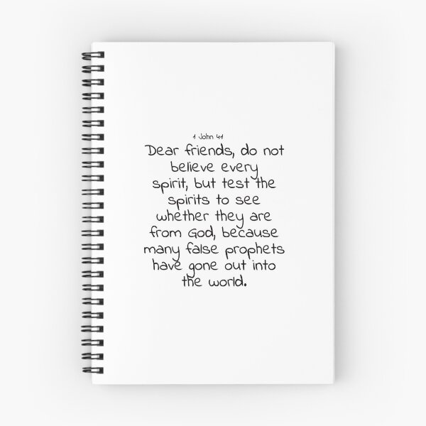Item preview, Bible verse: 1 John 4:1 designed and sold by john-3-16.