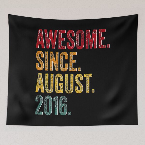 Item preview, Kids Awesome Since August 2016 5th Birthday Gift Legend Vintage designed and sold by BegayStore.
