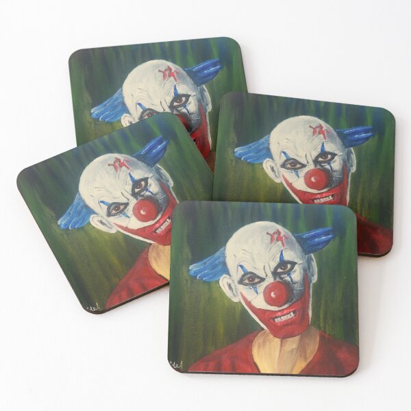 Item preview, Joker, portrait of an evil clown. designed and sold by melbeasleyarts.