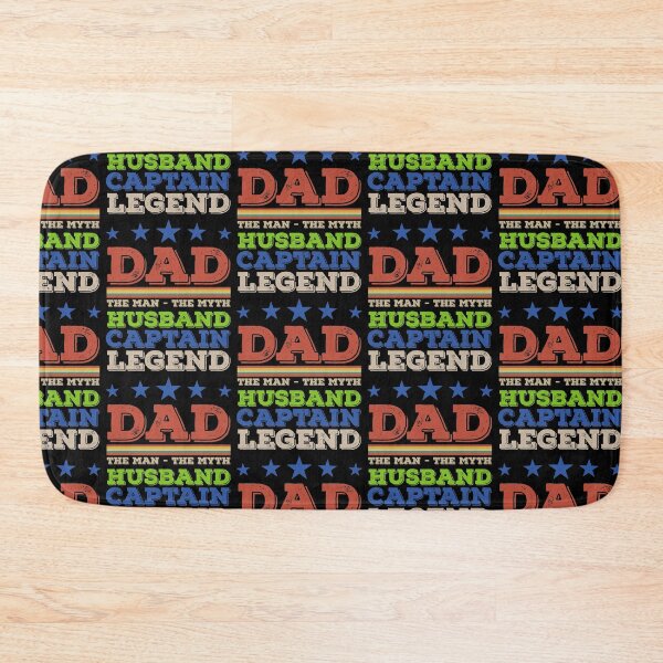 Item preview, Dad Husband Captain Legend - The Man The Myth - Vintage Profession Gift For Men designed and sold by ALITOPRINCE.
