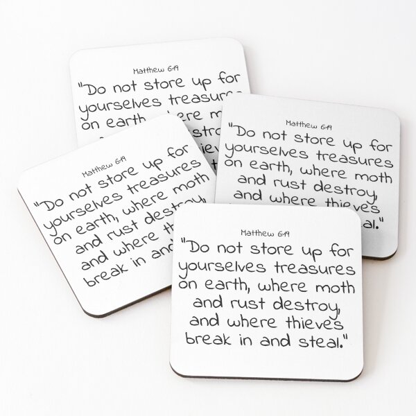 Item preview, Bible verse: Matthew 6:19 designed and sold by john-3-16.