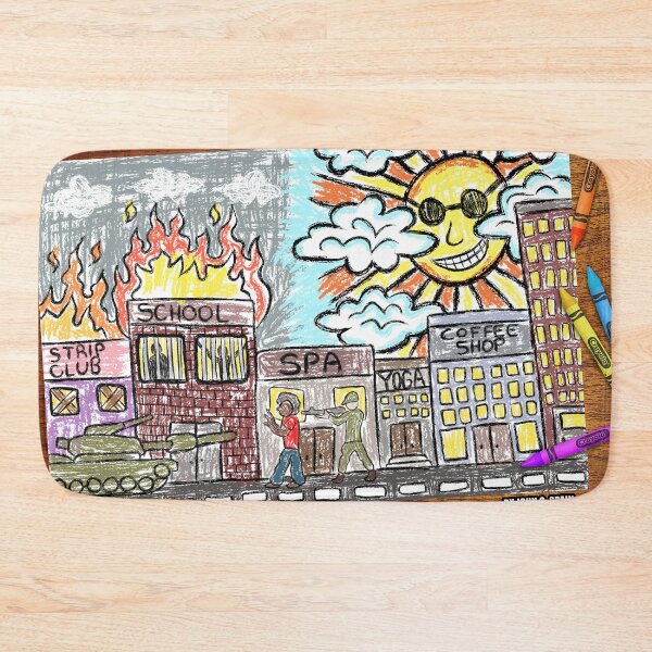 Item preview, Homework Assignment - Draw Gentrification ( Dark Thoughts, Harsh Truth's 2 ) designed and sold by johnspainart.