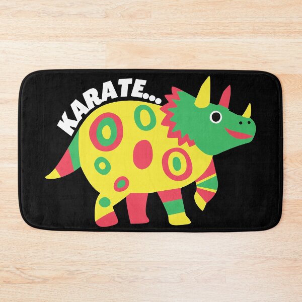 Item preview, colorful karatesaurus rex designed and sold by InsaneCorner.