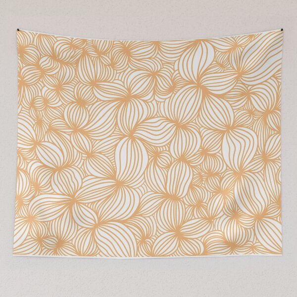 Item preview, Leaf pattern, yellow designed and sold by DanseDesNuances.
