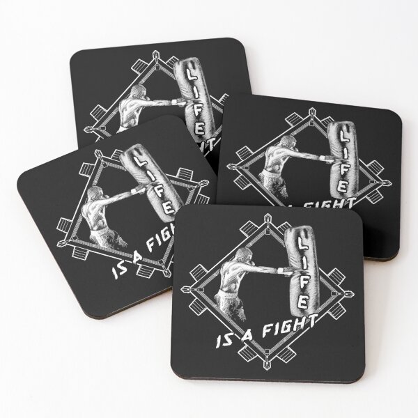 Item preview, Boxing motivational Quotes - Life is a fight designed and sold by TMBTM.