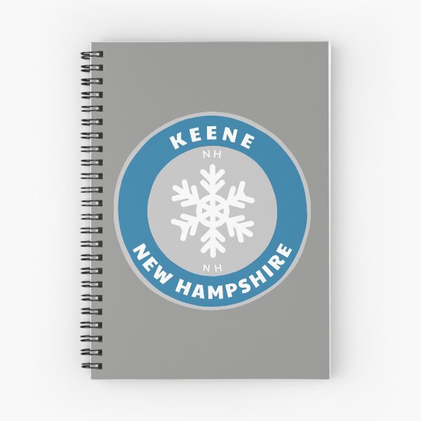 Item preview, Keene New Hampshire - NH Badge with a Snowflake Tree Roundlet designed and sold by palmettodigital.