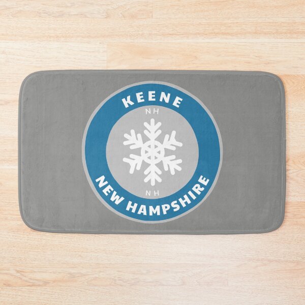 Item preview, Keene New Hampshire - NH Badge with a Snowflake Tree Roundlet designed and sold by palmettodigital.