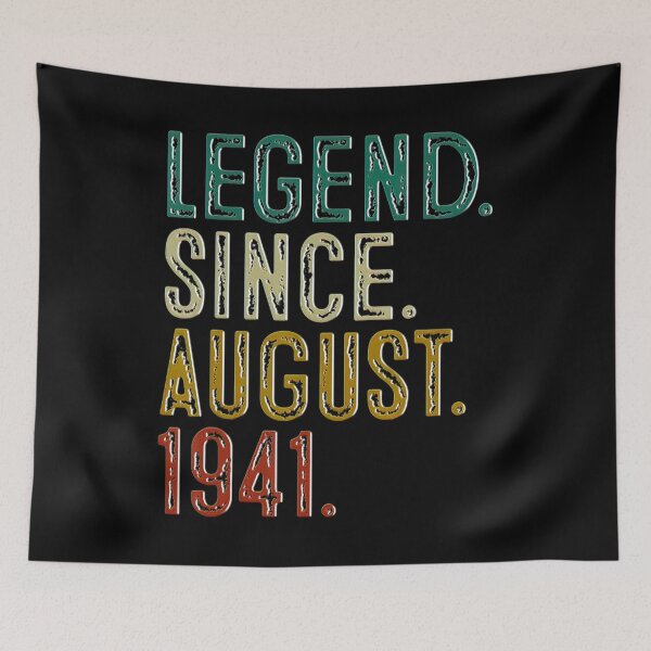 Item preview, Legend Since August 1941 80th Birthday Gift 80 Year Old Men designed and sold by BegayStore.