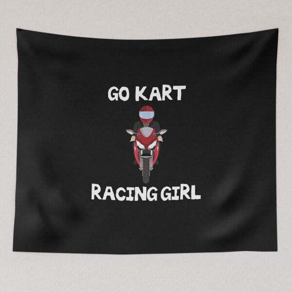 Artikelvorschau, Go-Kart-Rennen Mädchen entworfen und verkauft von RAKANSHIRTS.