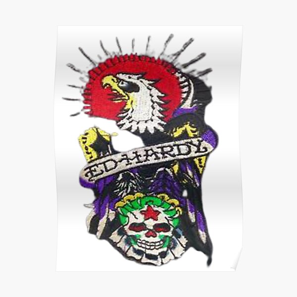 Poster Ed Hardy Redbubble