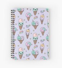 CUTE ICE ICE CREAM Spiral Notebook