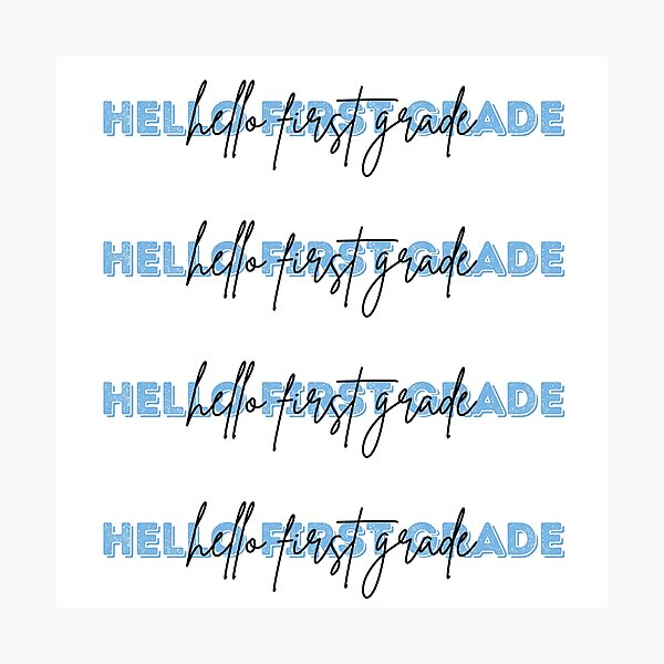 Item preview, Hello First Grade | Back to School Sticker Pack designed and sold by Nikiolilalala.