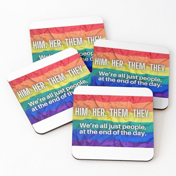 Item preview, Him. Her. Them. They. designed and sold by Good-Fun-Stuff.