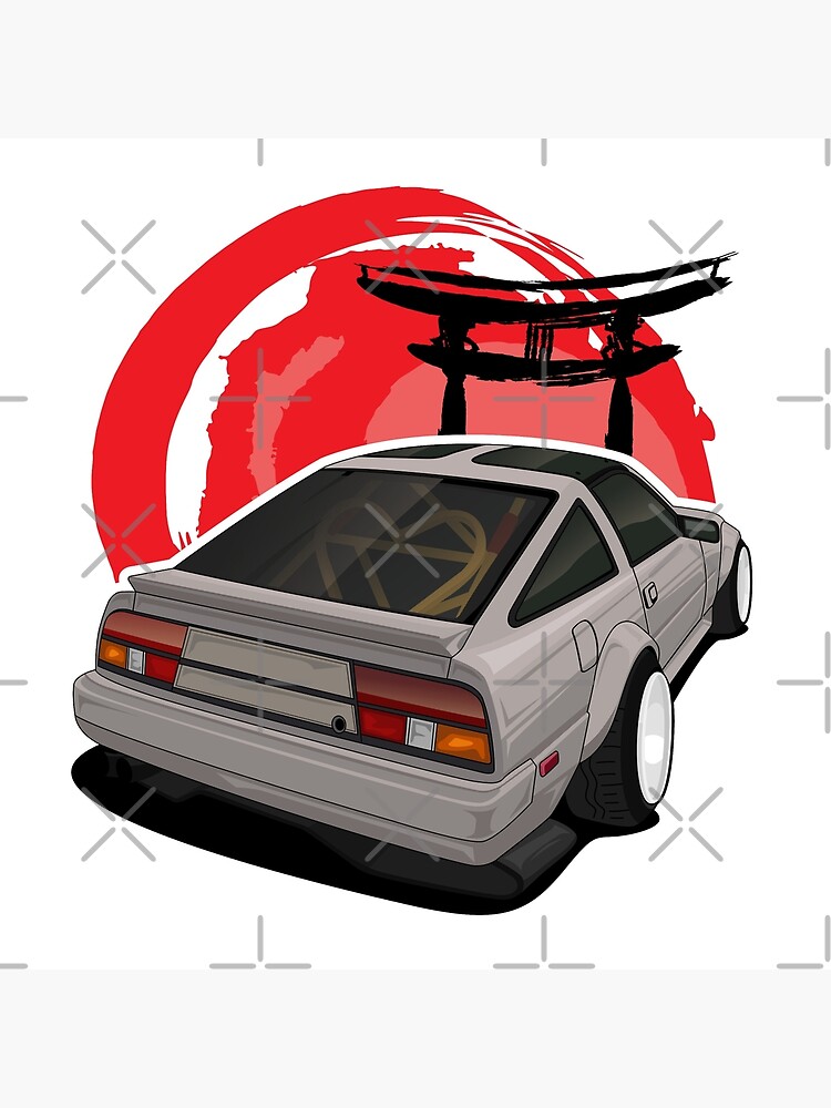 Kartoon  1986 Nissan 300zx Z31 by Nick Botner on Dribbble