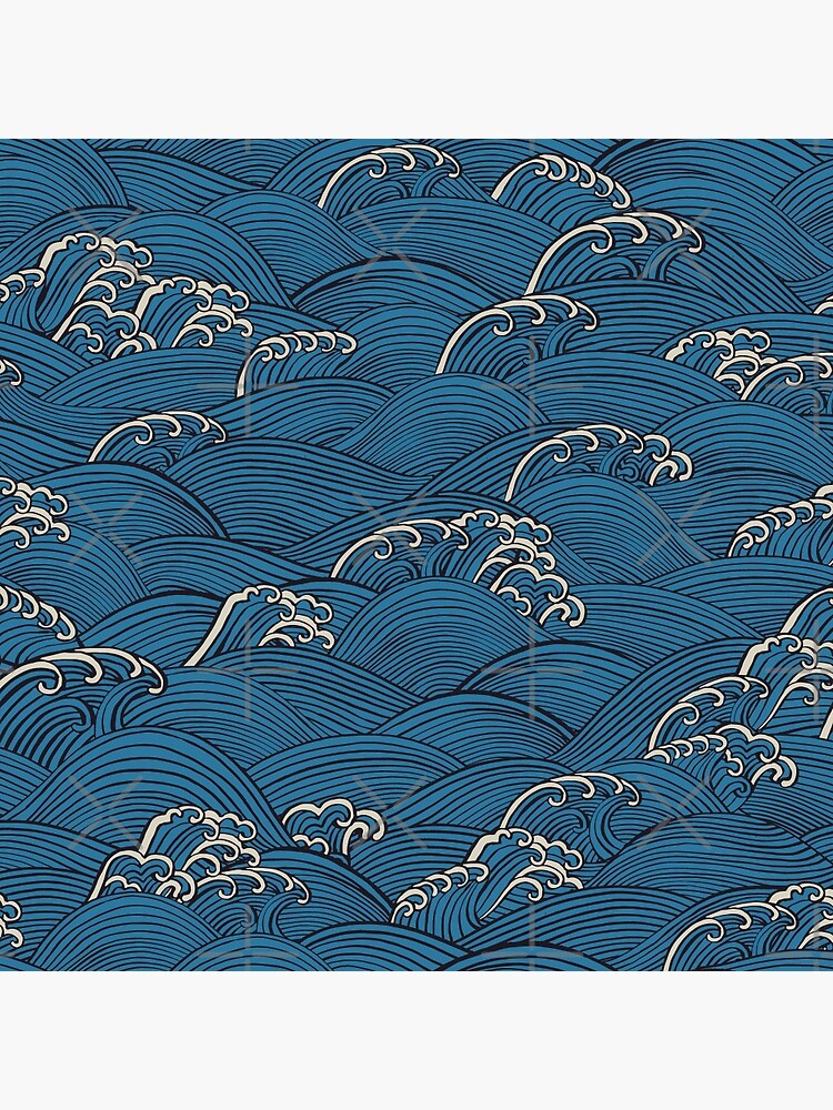 Ocean Sea Waves {Blue} by ceciliamok
