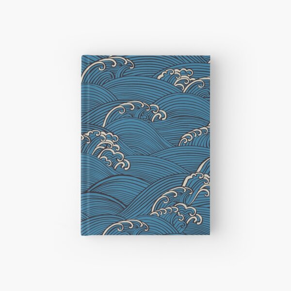 Ocean Sea Waves {Blue} Hardcover Journal