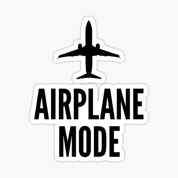 Item preview, Airplane Mode - Funny Pilot Plane Flying Aviation Traveler designed and sold by Betadesign77.