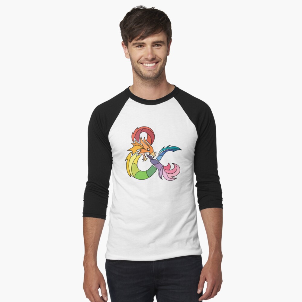 Item preview, Baseball ¾ Sleeve T-Shirt designed and sold by CritHappensDice.